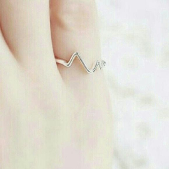 New 925 Sterling Silver Zig Zag Midi Knuckle Ring - Picture 7 of 7