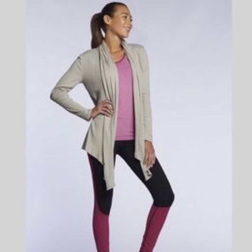 Fabletics comfy tan sweater