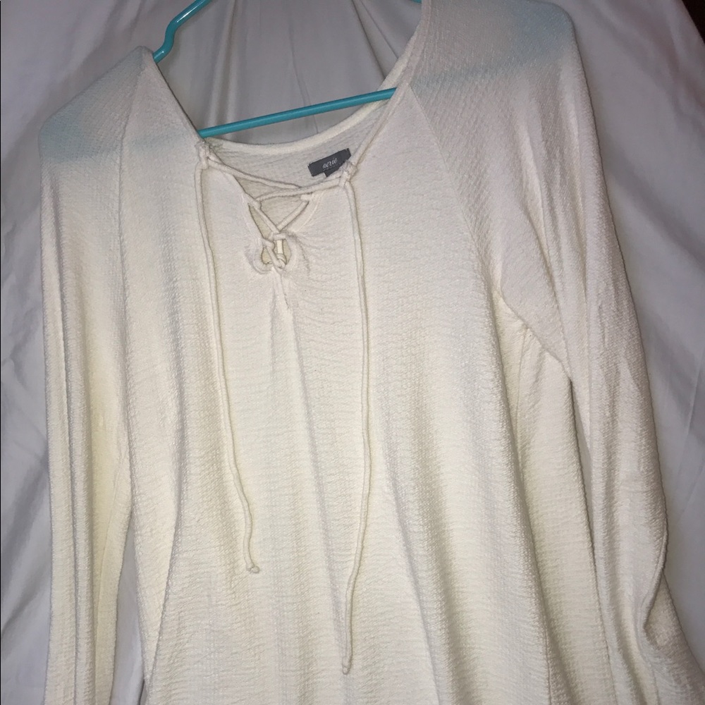 american eagle lace front top