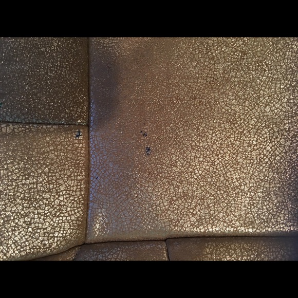 Gold Metallic Coach Handbag - Picture 5 of 8