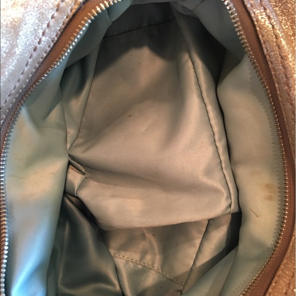 Gold Metallic Coach Handbag - Picture 8 of 8