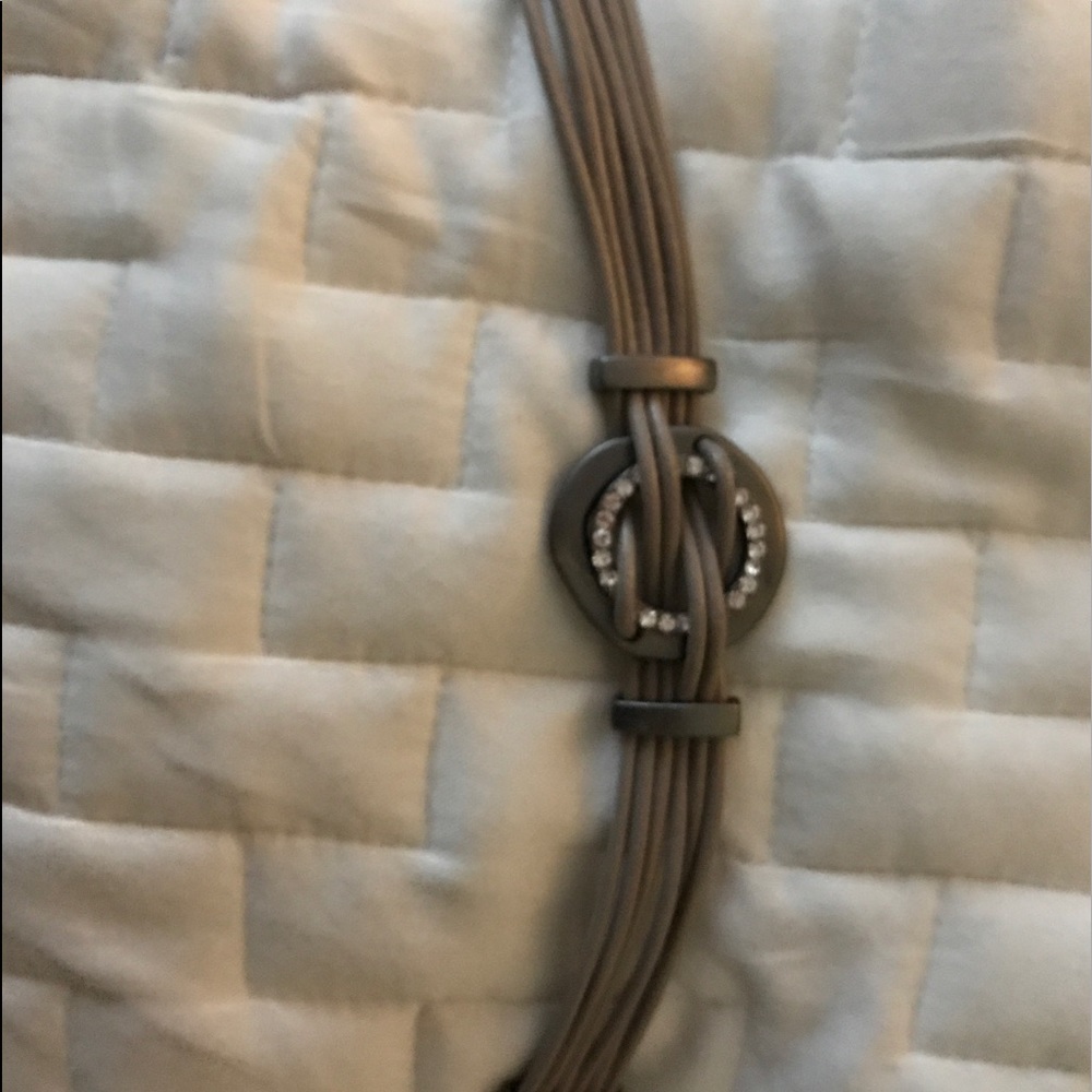 Gray & pewter bracelet