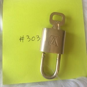 Authentic LV lock and key