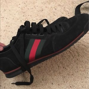 Men's black Gucci sneakers size 8 1/2