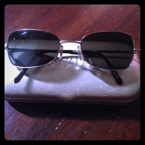 Escada authentic 😎 glasses f029 gold rim