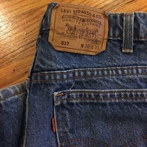 vintage levis 517 orange tab