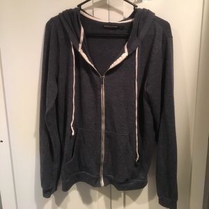 Brandy Melville zip-up hoodie