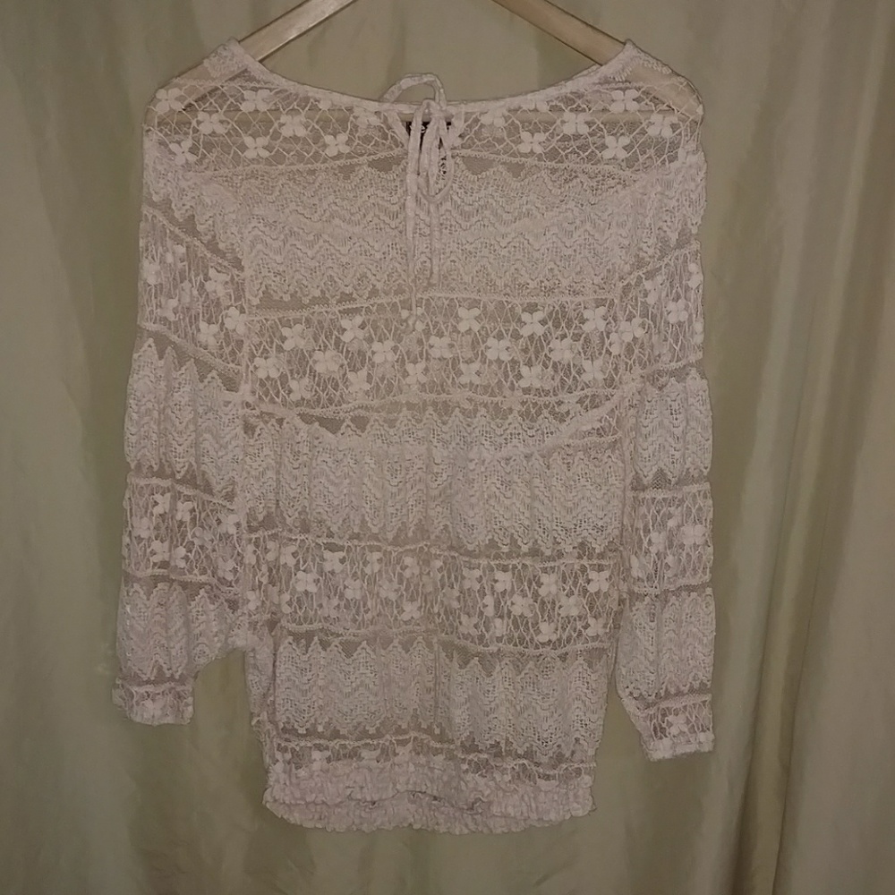 Lace design top