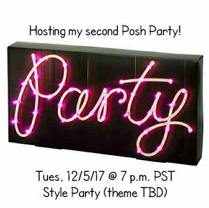 Co-hosting my 2nd Posh Party! 《《12/5 @ 7 pm PST》》