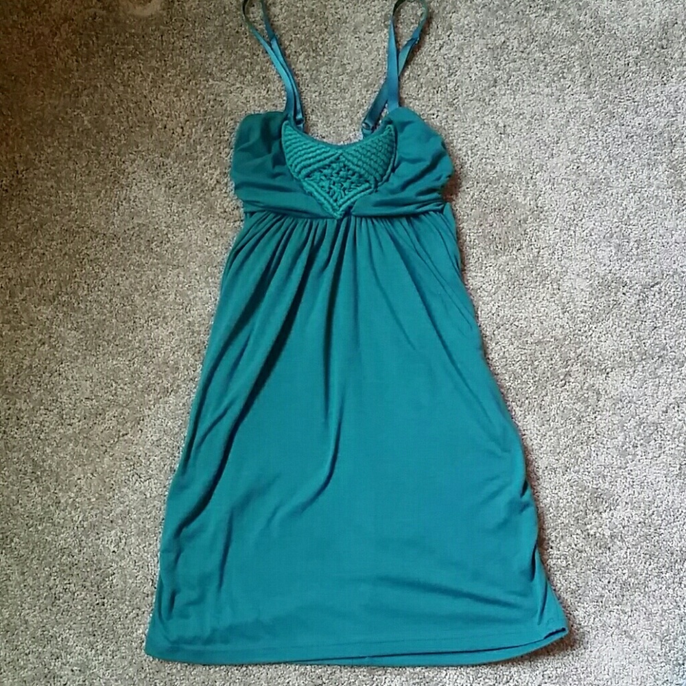 Great Summer dress! Teal boho dress