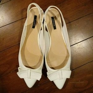 F21 white flats 7.5