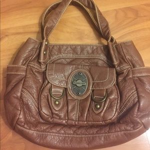 NWOT Vintage boho sparrow true brown hand bag