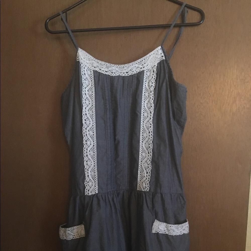 Spaghetti Strap denim Dress.