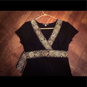 NWOT Ankle length tie-back A-line dress