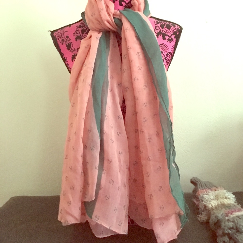 Anchor scarf wrap
