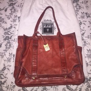 Frye Red Leather Handbag