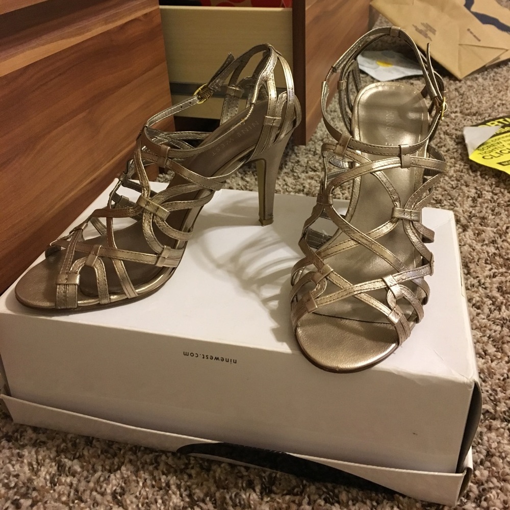 Strappy heels