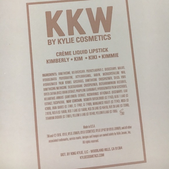 🆕 KKW x Kylie Cosmetics Creme Liquid Lipstick Set - Picture 3 of 3