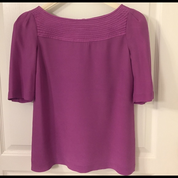 Banana Republic Silk boatneck top SMALL - Picture 1 of 4