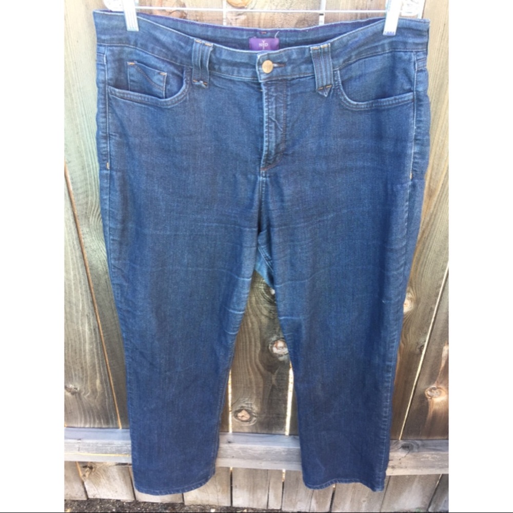 NYDJ. DENIM Cropped Capri pants SZ 0 Petites