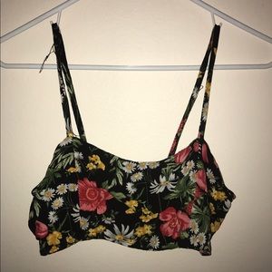 Floral crop top