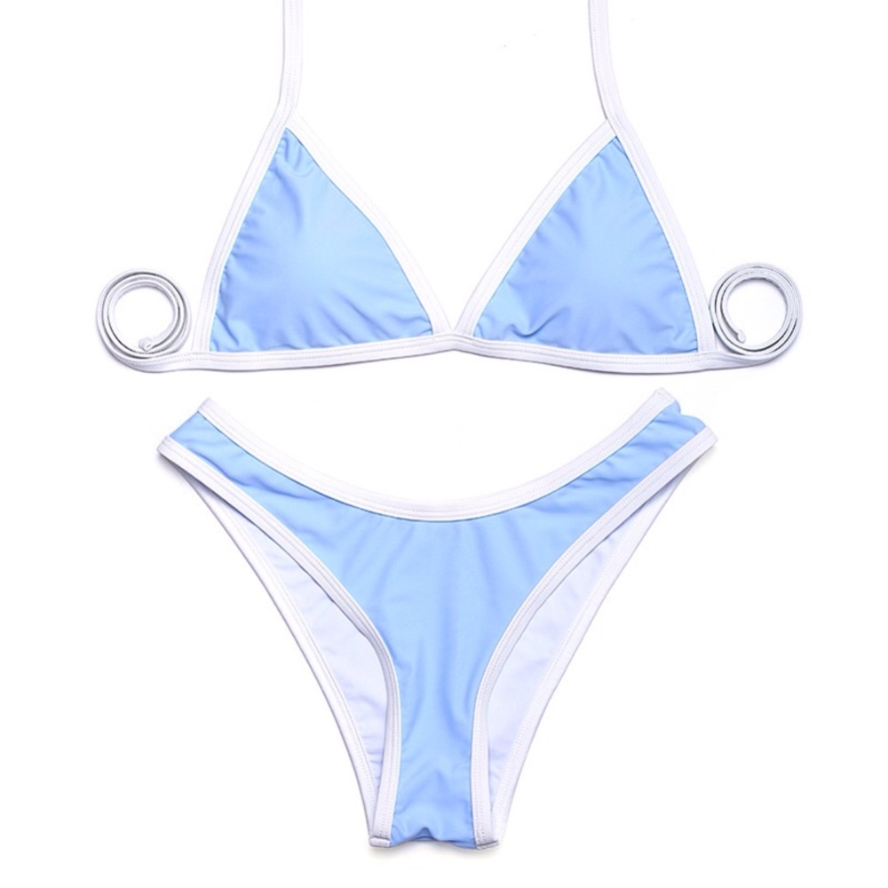 A beautiful two piece high waist bikini