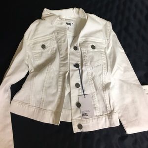 Brand new White jean jacket with tags