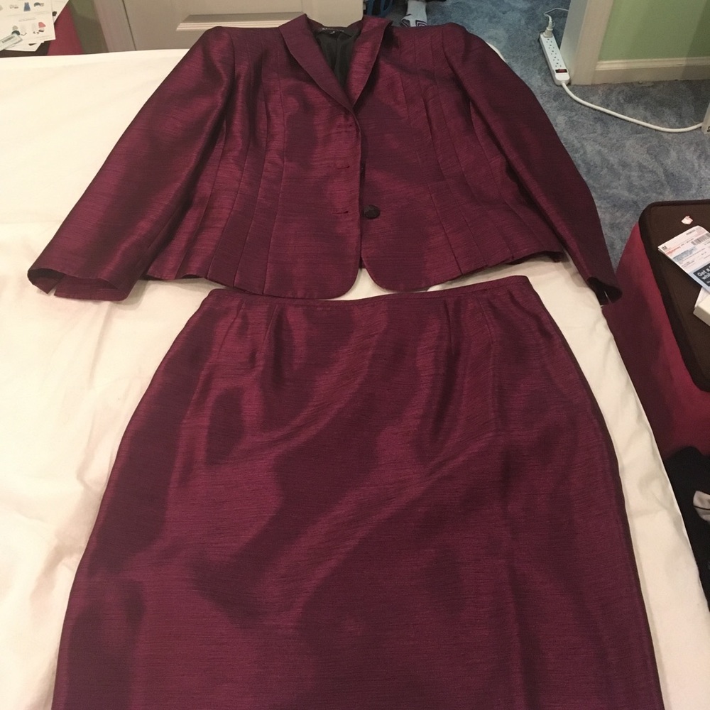 Two piece skirt suit