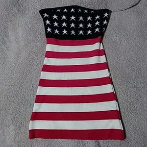 American flag stretchy top/dress