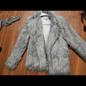 Show me your mumu park ave faux fur jacket