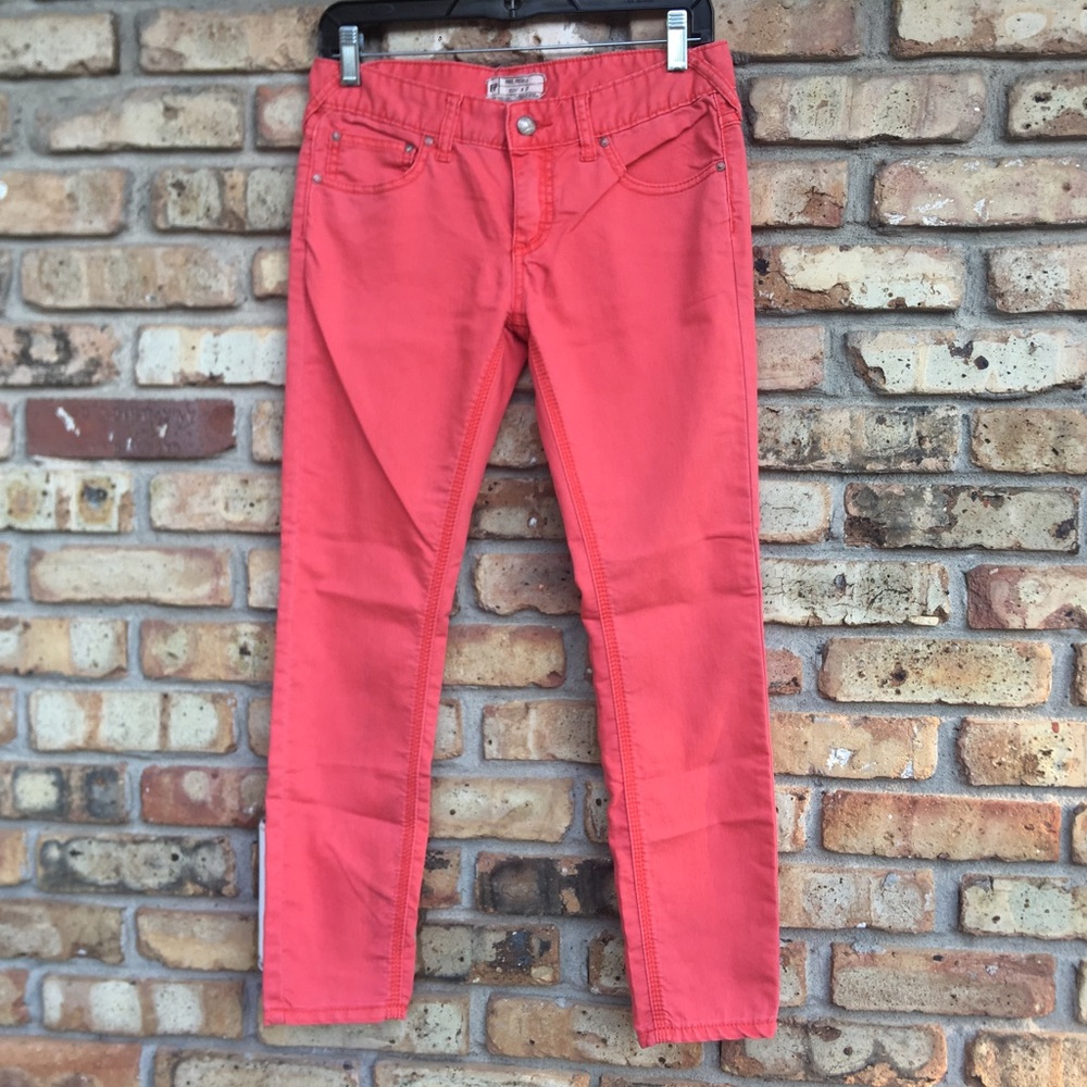 NWOT Free People Color Cropped Denim size 27