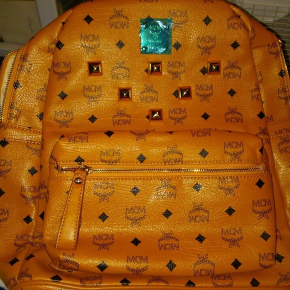 MCM purse bookbag and belt