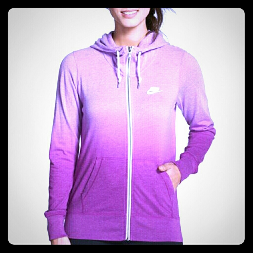 BUNDLE Purple ombre nike full zip hoodie