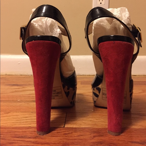 Steve Madden Platform Sandal Heels - Picture 3 of 4