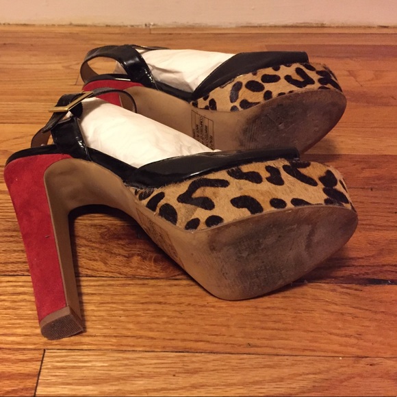 Steve Madden Platform Sandal Heels - Picture 4 of 4