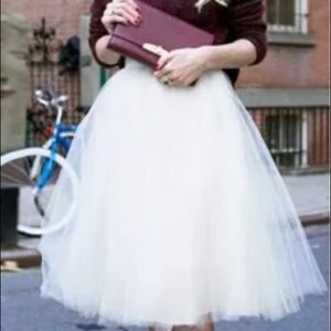 Plus Size  (2X) White Tutu/Ballerina Skirt