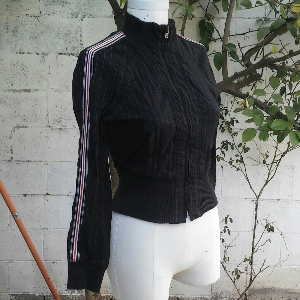 Bebe Bomber Racer Jacket