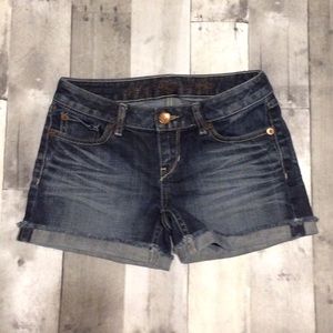 Express Denim Cutoff Shorts size0