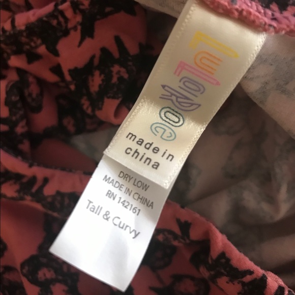 LuLaRoe Birds on Wire Leggings - Picture 2 of 2