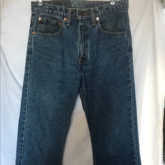 LEVIS Woman's 505 Regular Fit Straight Leg Jeans - Picture 2 of 4