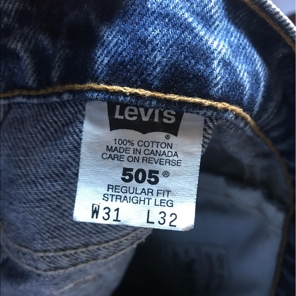 LEVIS Woman's 505 Regular Fit Straight Leg Jeans - Picture 3 of 4