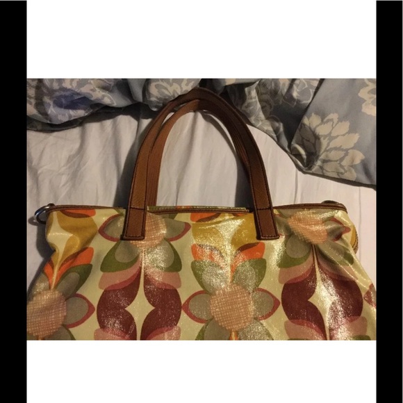 šFossil key-per floral bagš - Picture 2 of 8