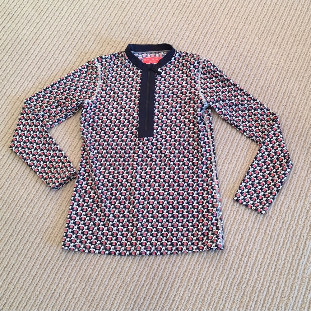 J. Crew elephant print rash guard