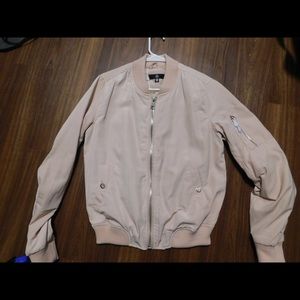 Pink bomber jacket