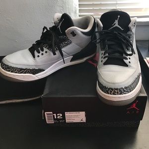 Wolf Grey Jordan 3s