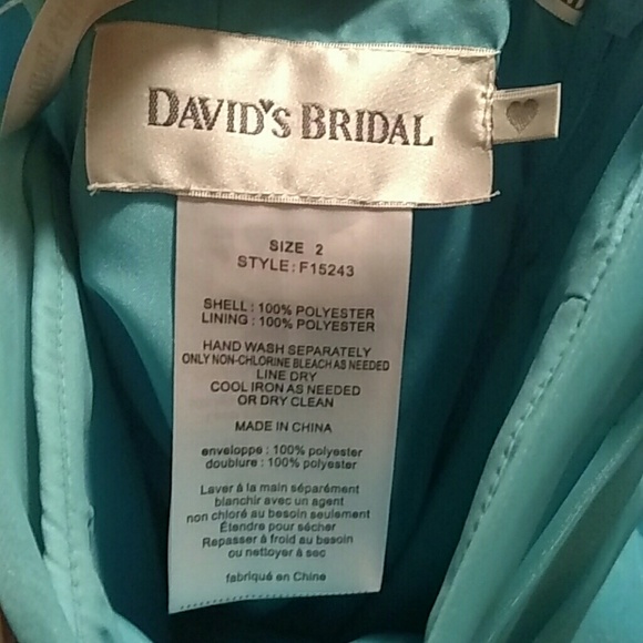 Beautiful blue strapless dress - Picture 3 of 4