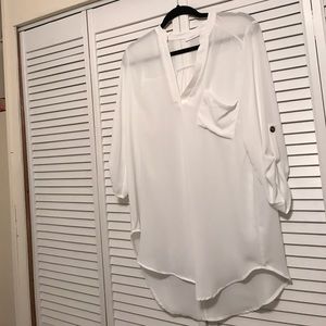 Lush perfect roll tab sleeve tunic
