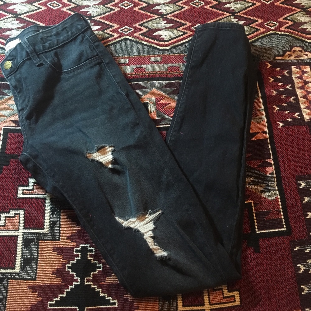 Bullhead Black Denim Leggings