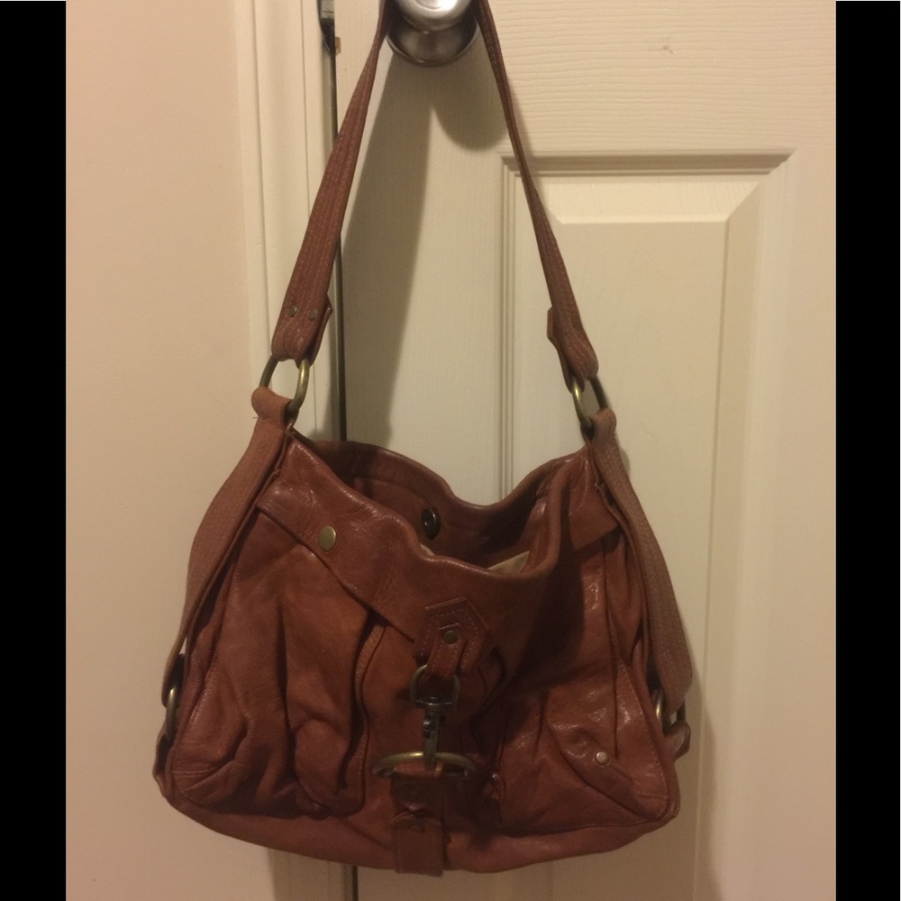 Mike and Chris buttery leather sachel