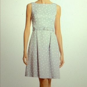WHBM Sleeveless Dot Print Sundress